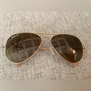 RayBan Large Aviator Polarized Sunglasses